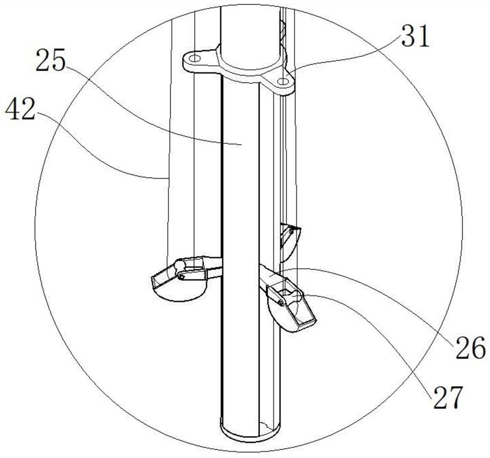 Fluidized coal mining large-range coal breaking device and using method