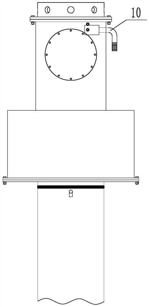 Air pressure pushing and vibrating device