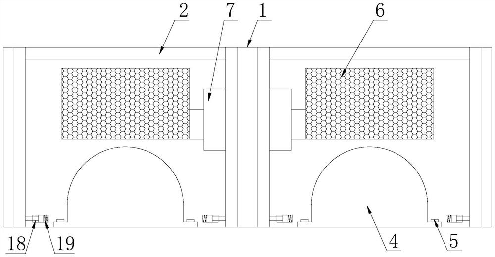 Multifunctional canteen dining table with isolation structure and installation method of multifunctional canteen dining table