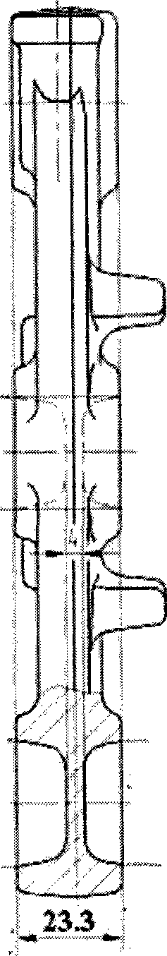 Forging device pipeline of complicated forging piece and forging production technique thereof