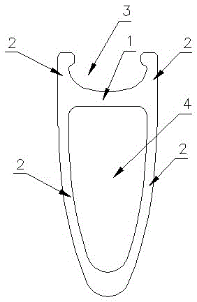 Multi-tg carbon fiber rim and preparation method thereof