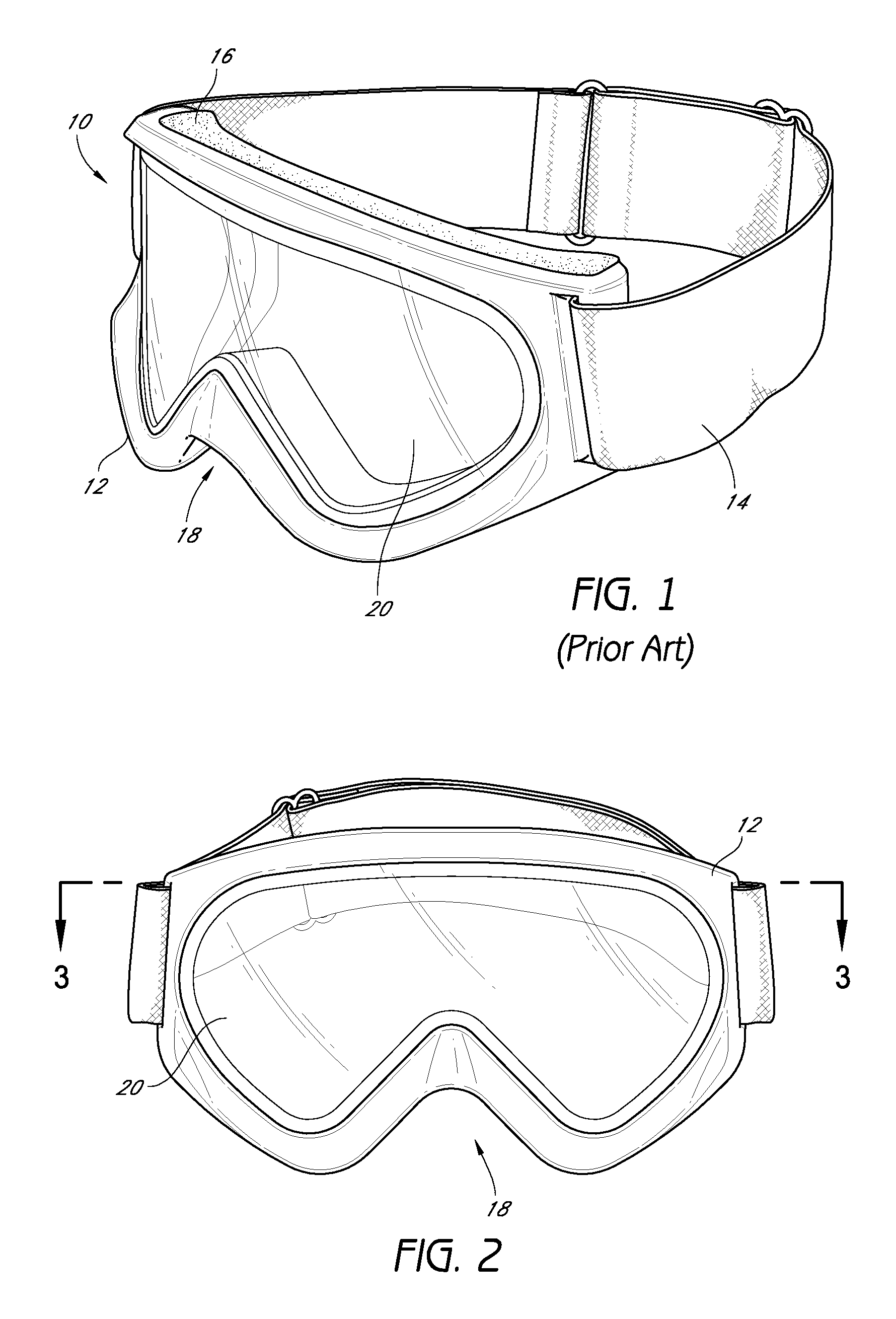 Eyewear with rigid lens support