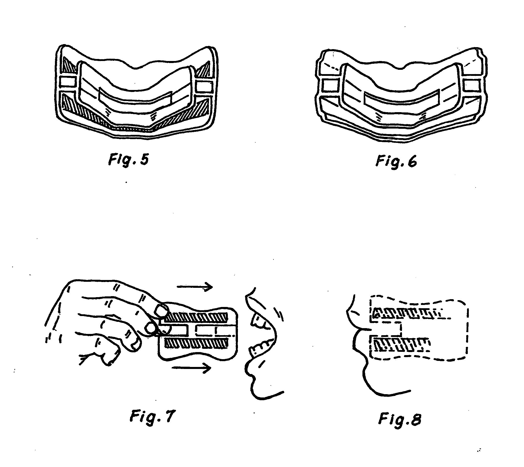 Dual use exercise whitener appliance