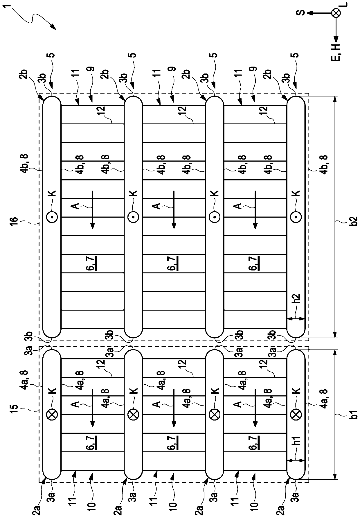 Heat exchanger for air conditioning system