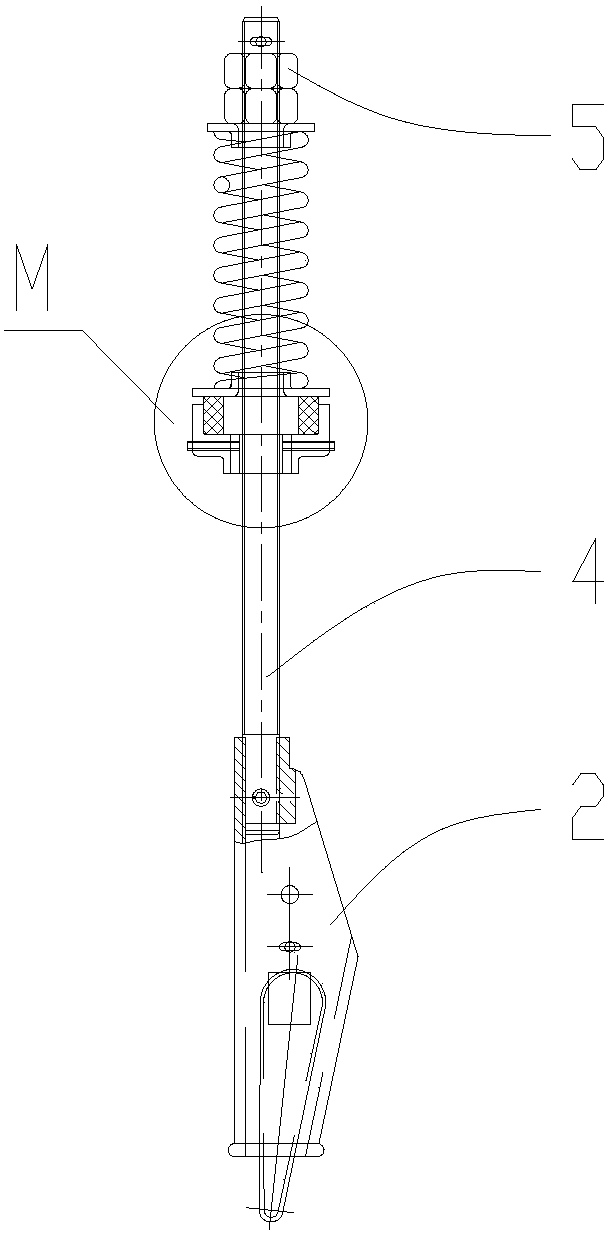 Lossless elastic elevator rope head combination