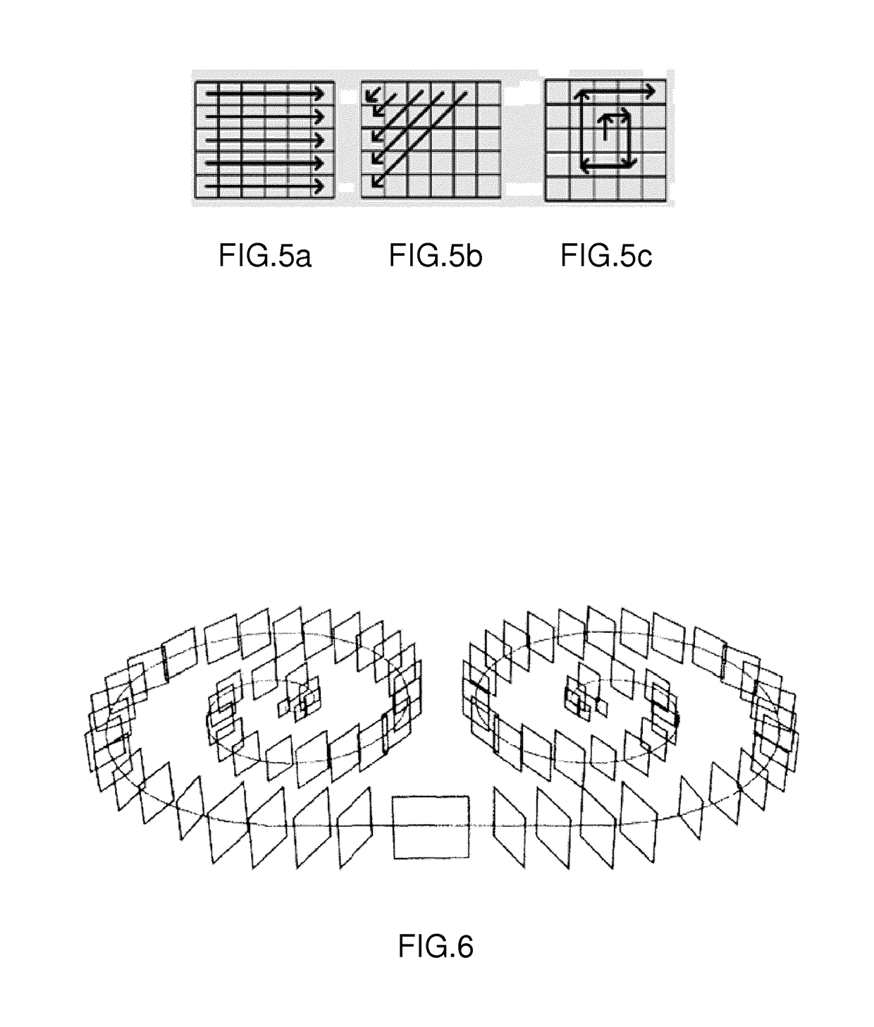 Method for browsing a collection of video frames and corresponding device