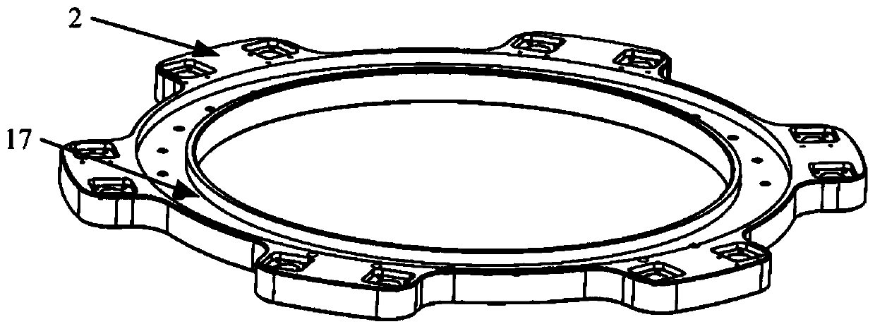 Y-shaped branched chain external fixator for correcting long bone deformity