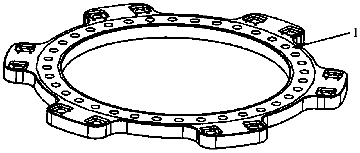 Y-shaped branched chain external fixator for correcting long bone deformity