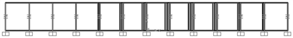 Cantilever erection of large-span railway steel truss girder bridge with flexible cushioning device for ultra-high load-bearing brackets