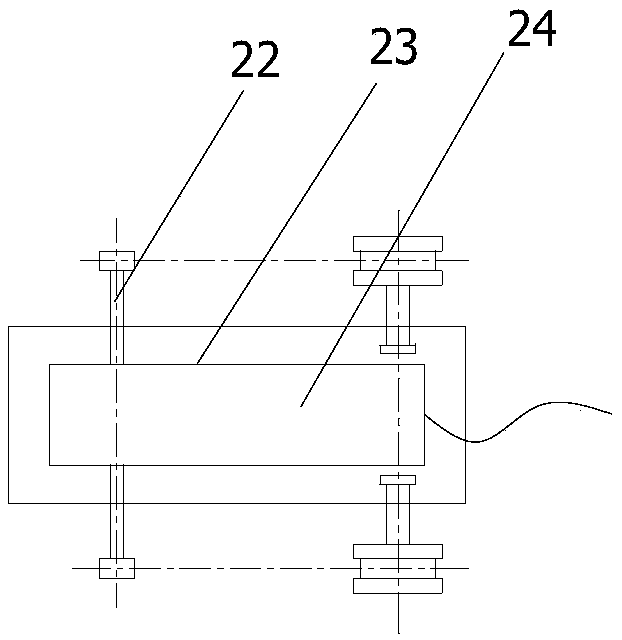 Steel pipeline online ultrasonic detection device and method