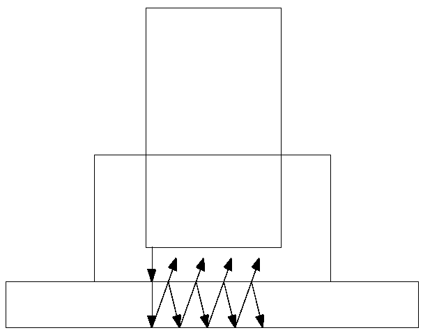 Steel pipeline online ultrasonic detection device and method