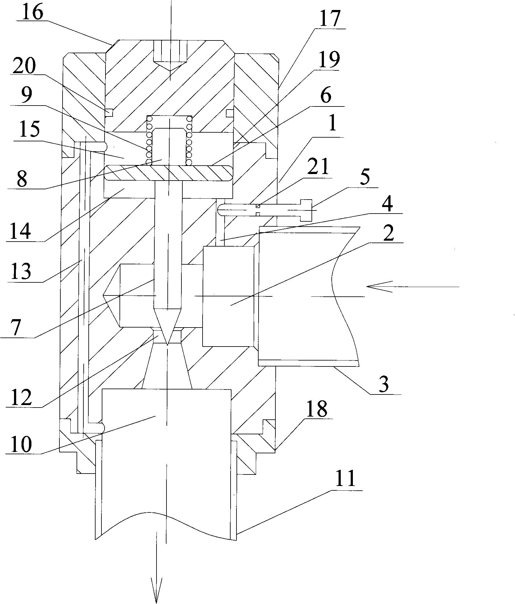 R410A refrigeration system self-adapting adjustment type expansion valve