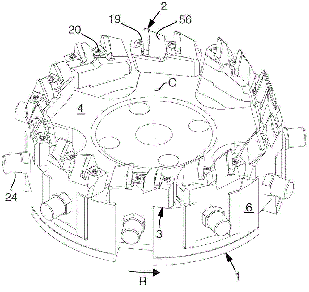 Gear hobbing tool as well as an insert holder, a chip removal unit, and an insert kit therefor