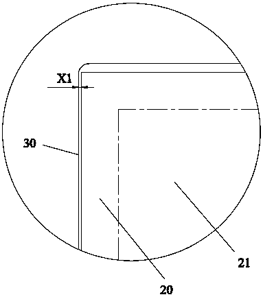 A mobile phone and its narrow screen borderless liquid crystal display