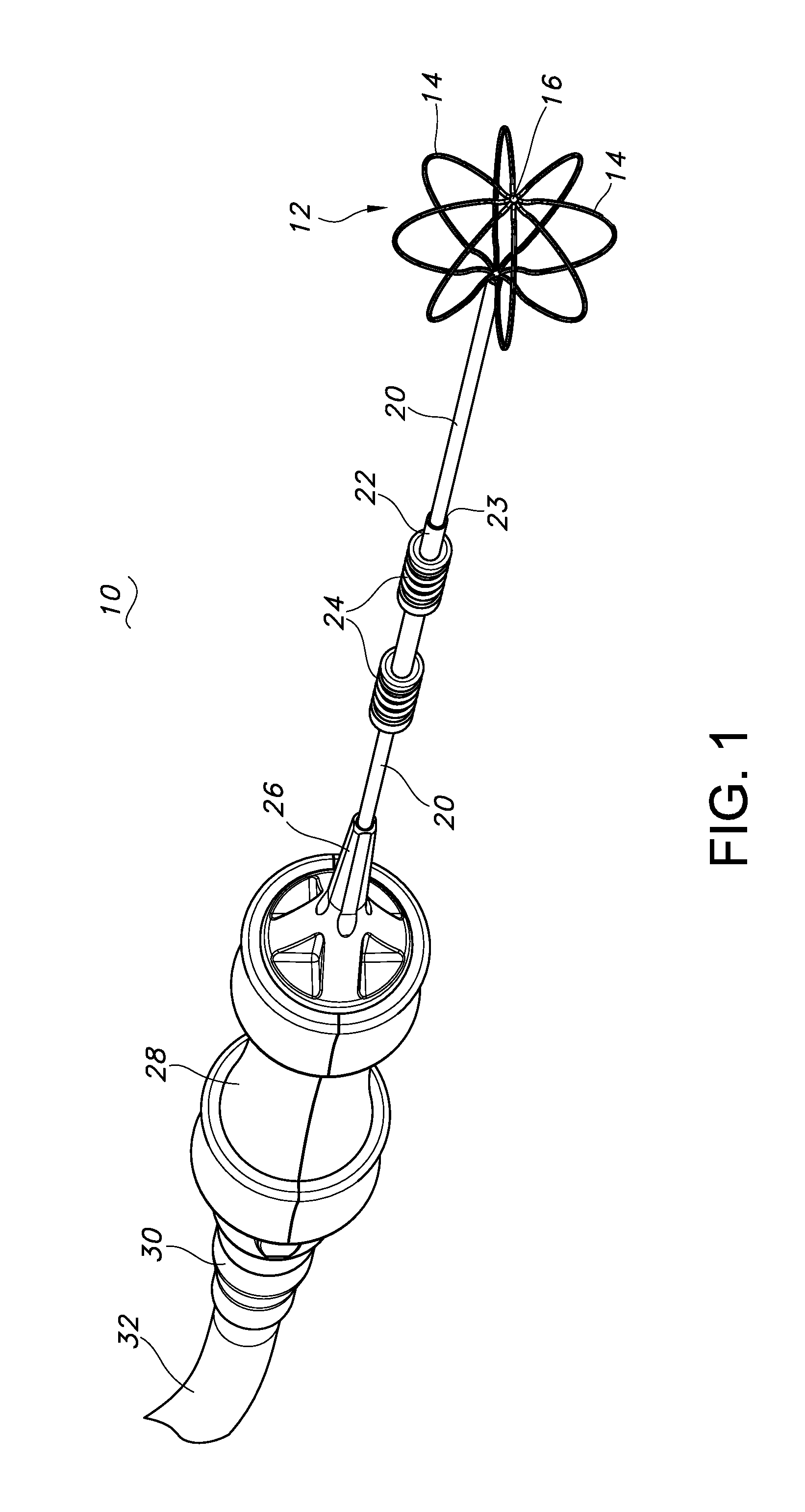 Flexible electrode assembly for insertion into body lumen or organ