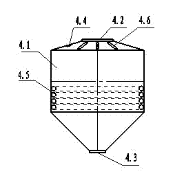 Brewing device by taking sweet sorghum stalks as raw materials