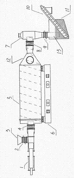 Intermittent type waste rubber cracking device