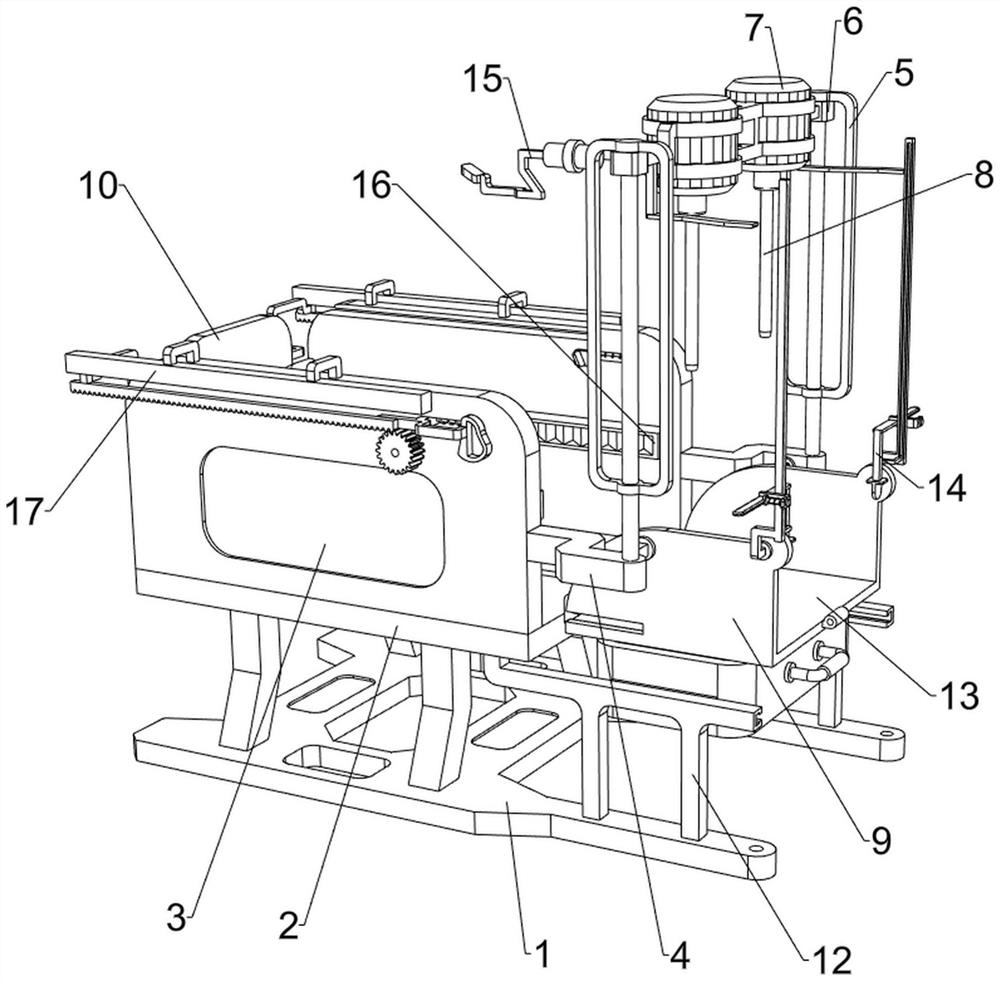 Perforating device for processing disposable meal box