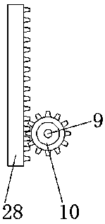 Device for uniform paint spraying on surface of metal pipeline