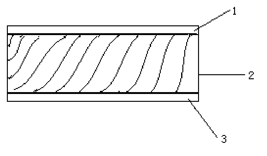 Composite natural fibre bed core and preparation method thereof