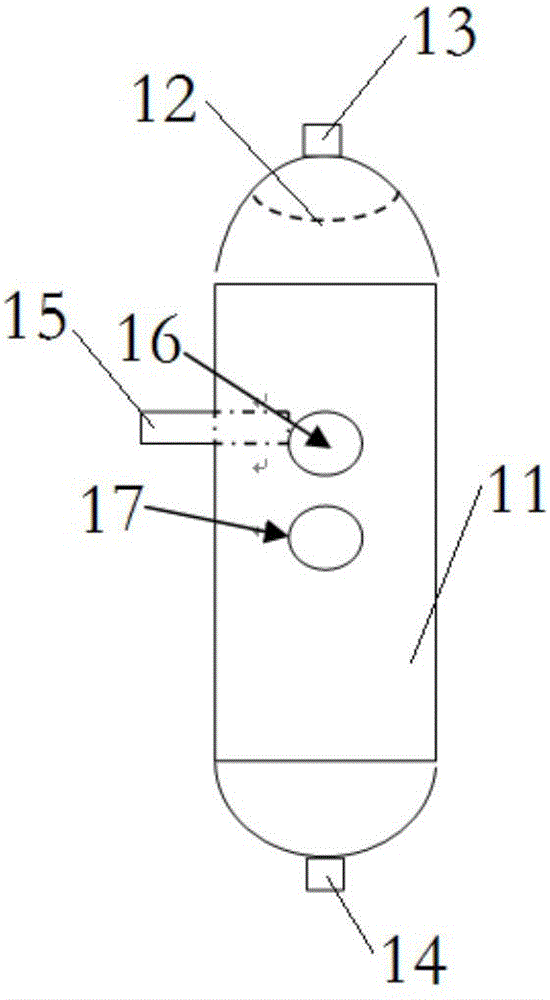 A vacuum system capable of using heat generated by concentrated tail gas