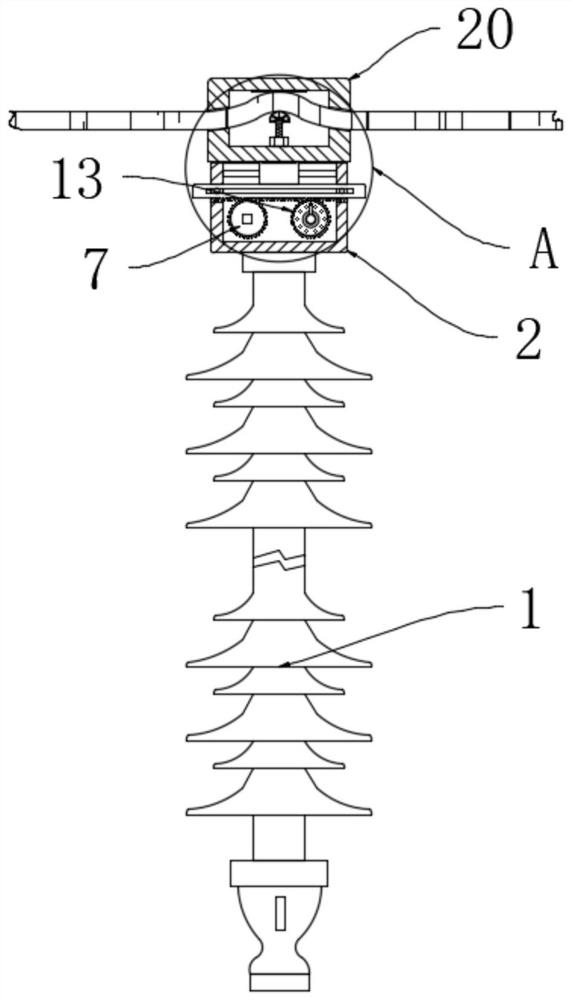 Electric porcelain insulator capable of being quickly connected with cable