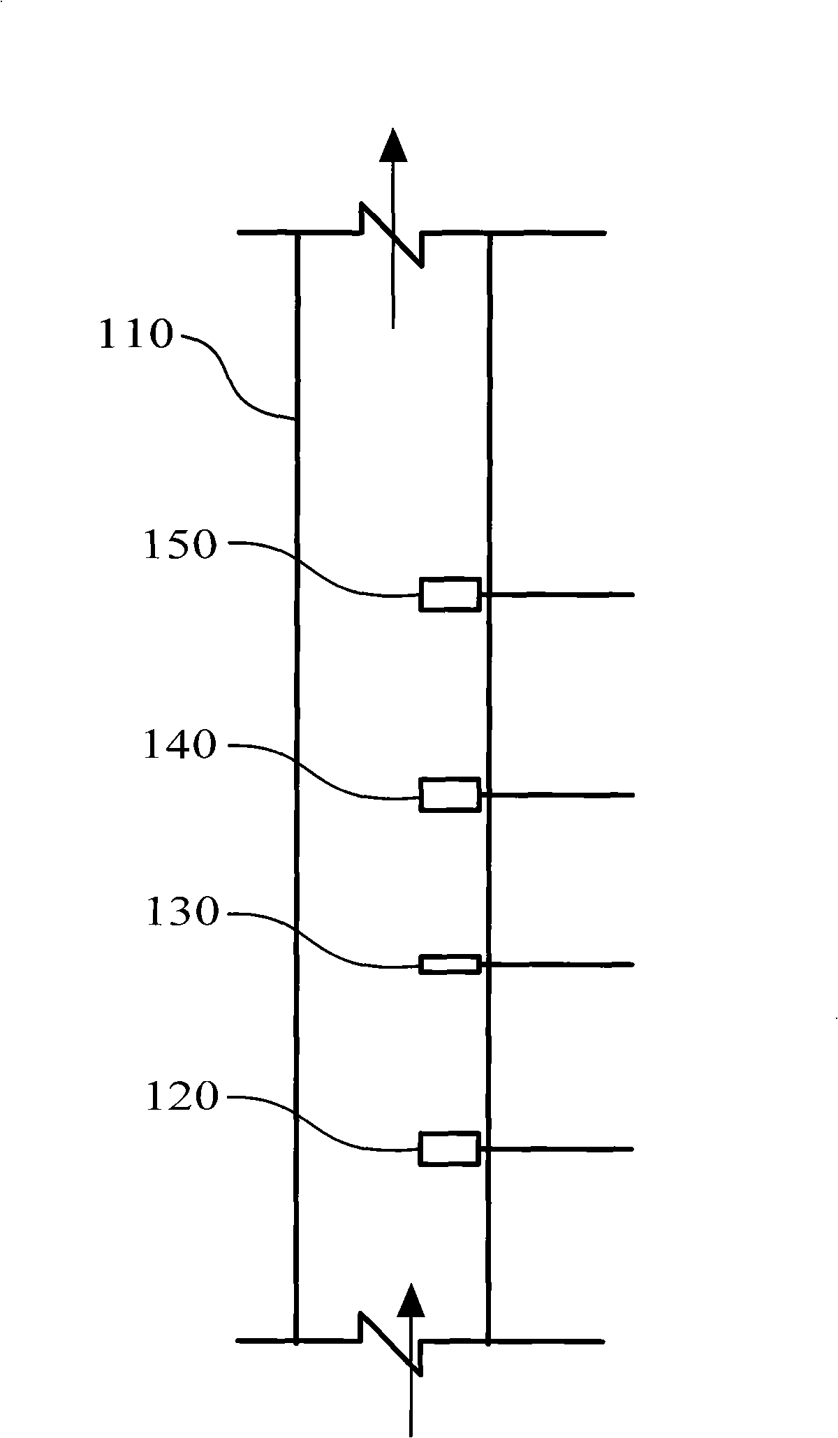 Oil gas water three phase on-line inseparate flow measurement system