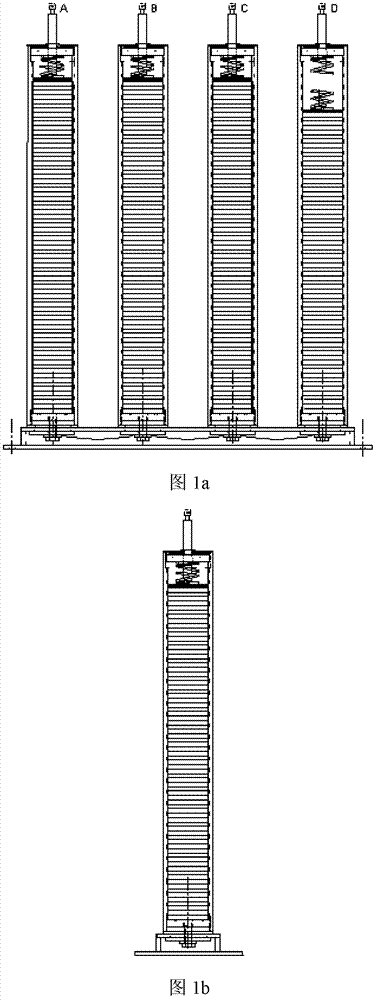 Cylinder removal and split combination type overvoltage protector