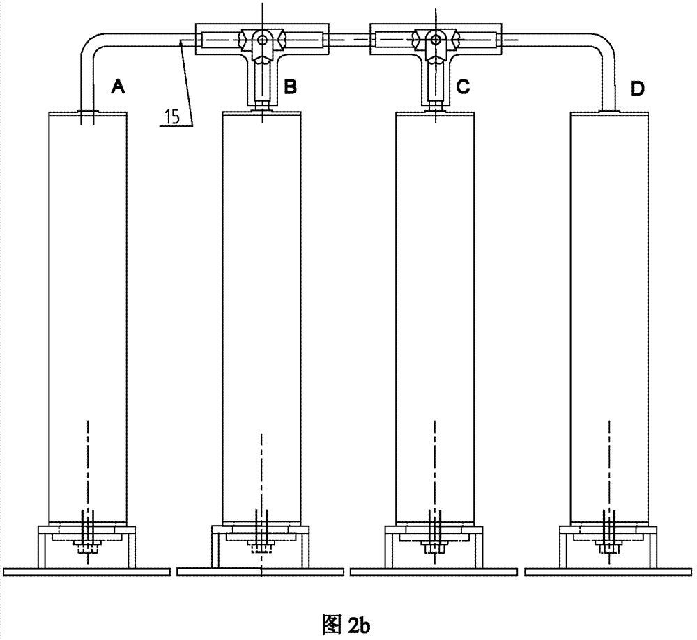 Cylinder removal and split combination type overvoltage protector