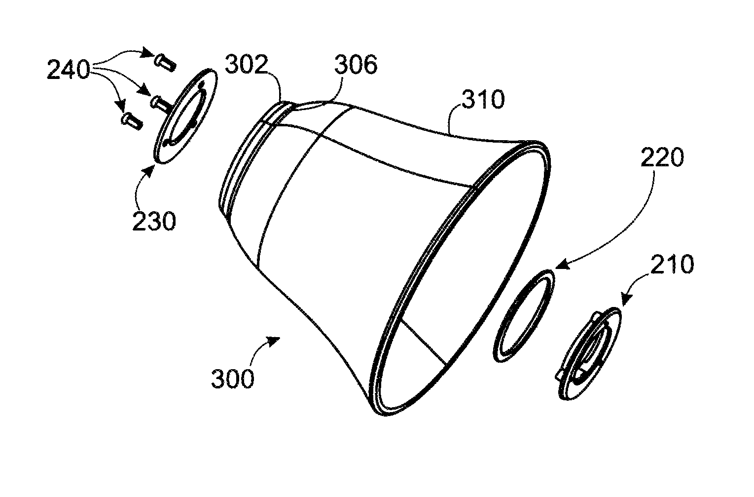 Twist and lock glass shade mounting system and method of assembly