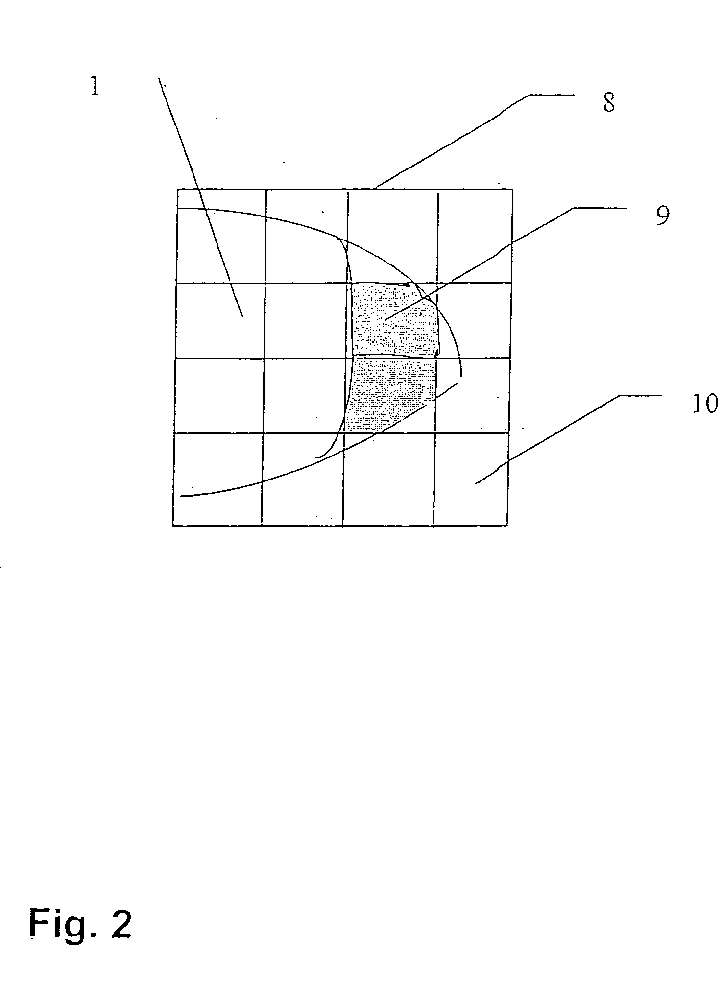 Measuring system and method for the contactless determination of the body core temperature