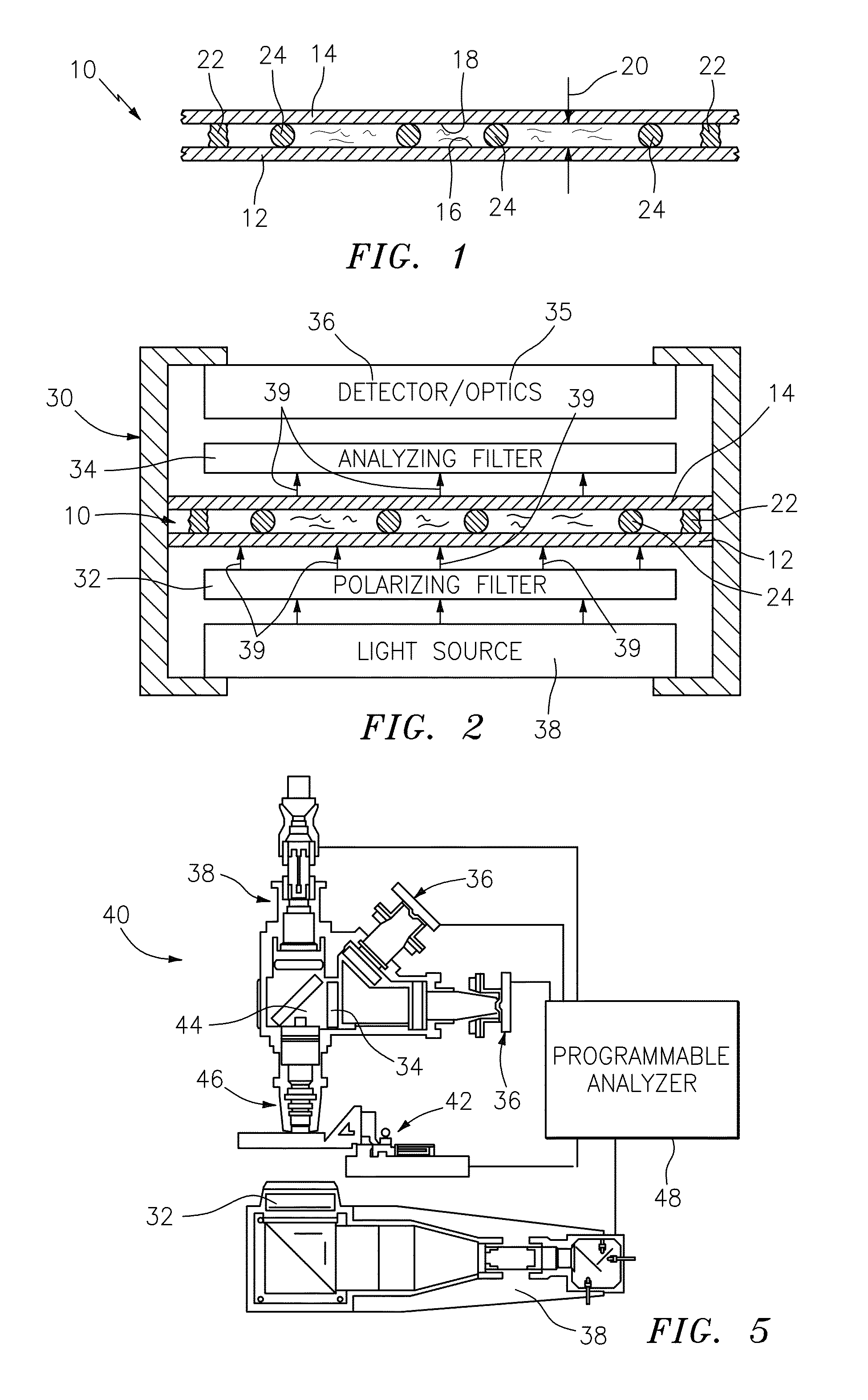 Method for detecting the presence of anisotropic crystals in undiluted whole blood