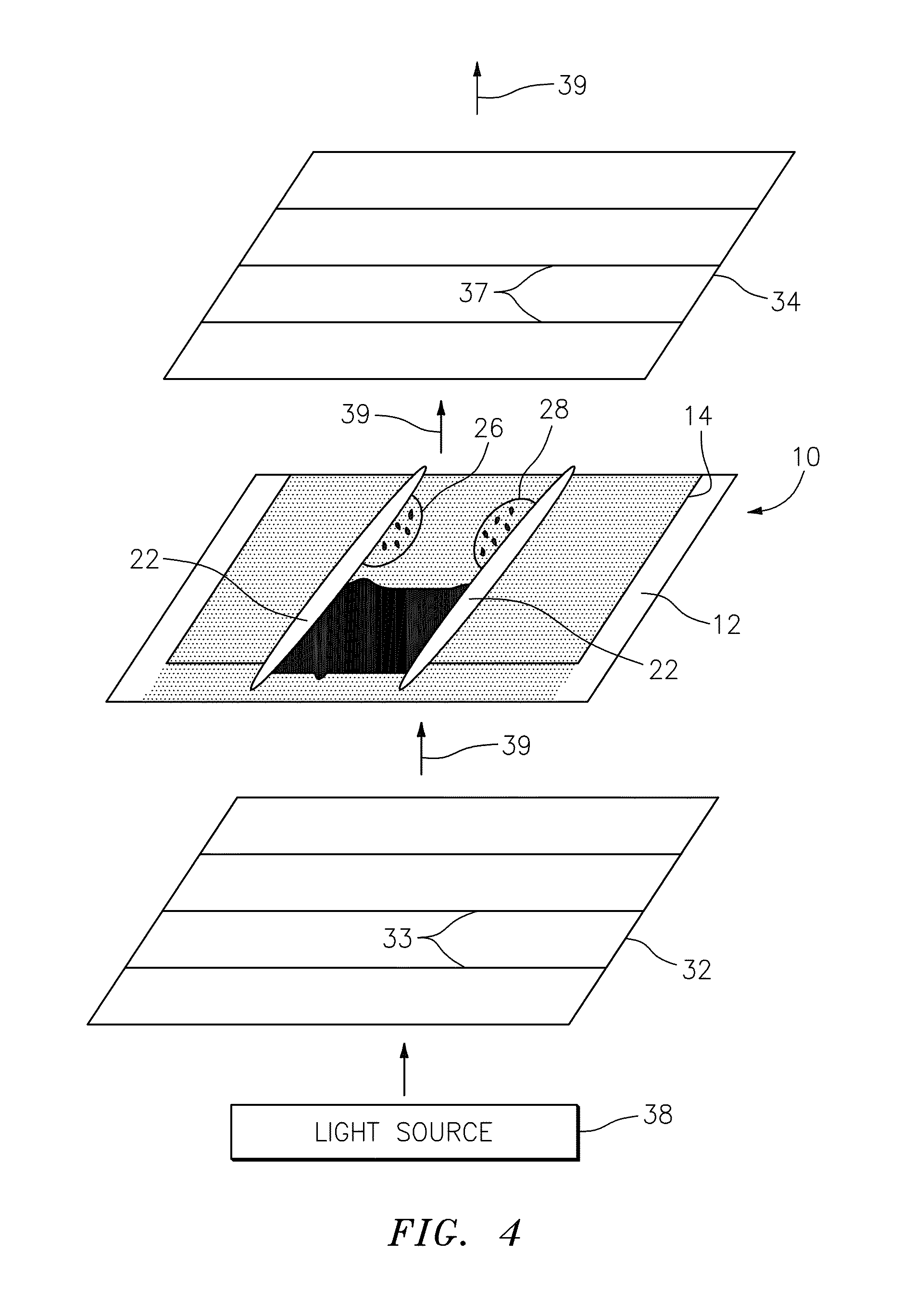 Method for detecting the presence of anisotropic crystals in undiluted whole blood