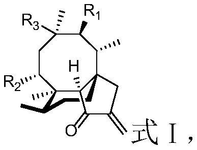 A kind of diterpene derivative and its preparation method, pharmaceutical composition and application