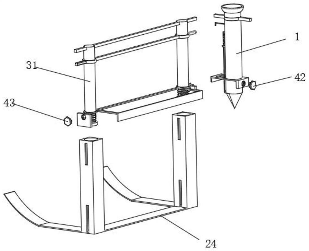 Simple rice transplanting device