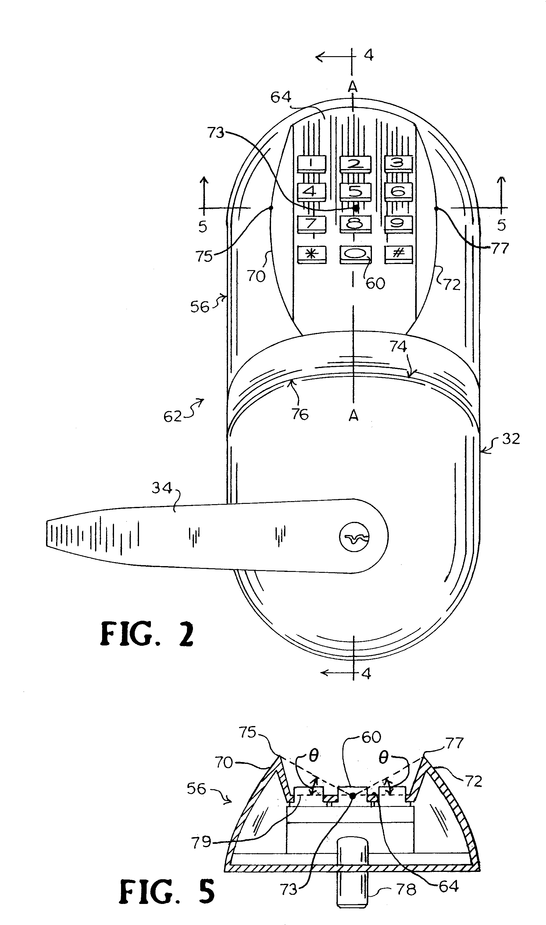 Privacy keypad