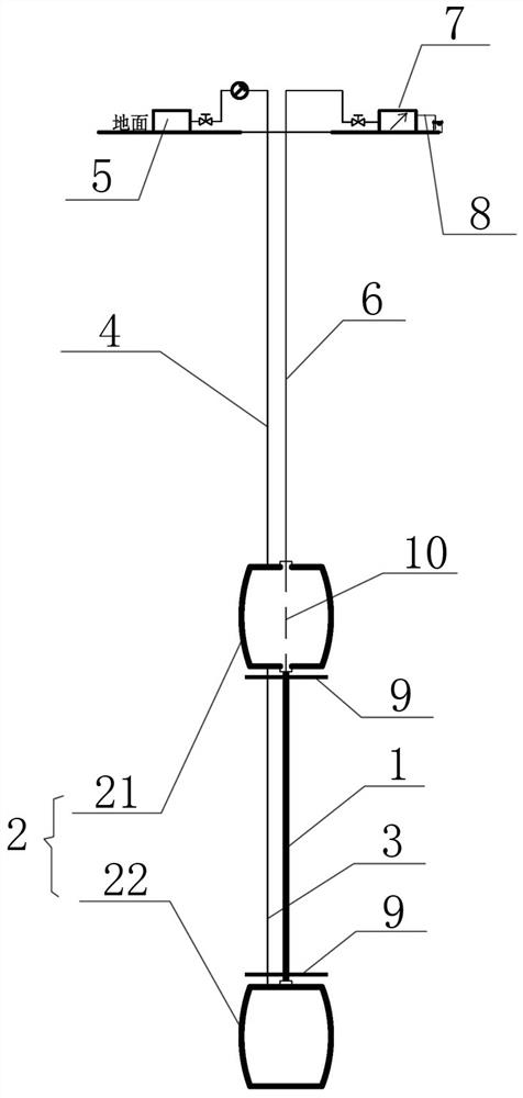 A portable groundwater depth-fixed sampling device, sampling system and sampling method