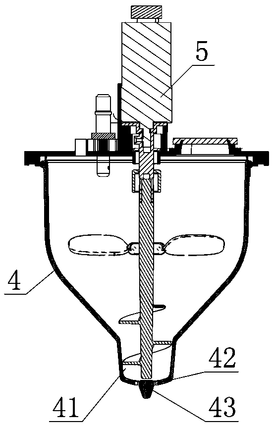 Powder dissolving mixer and mixing cabin, powder dissolving mixing device and control method of powder dissolving mixing device