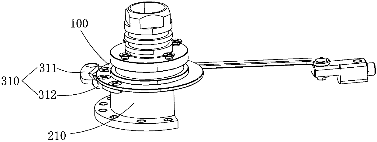 Forceps lifting transmission mechanism and endoscope