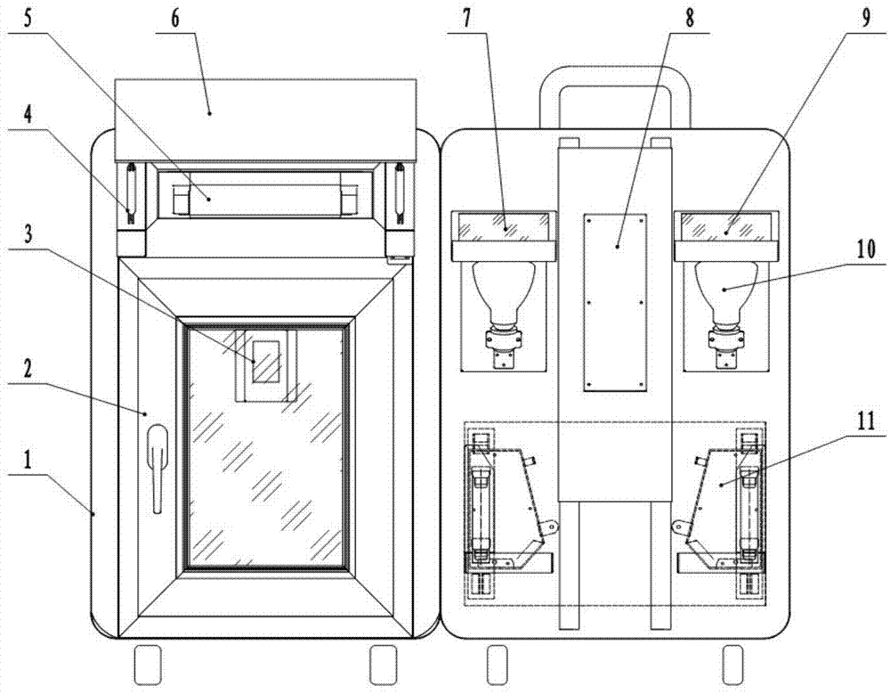 Multifunctional display system for solar four-micro window