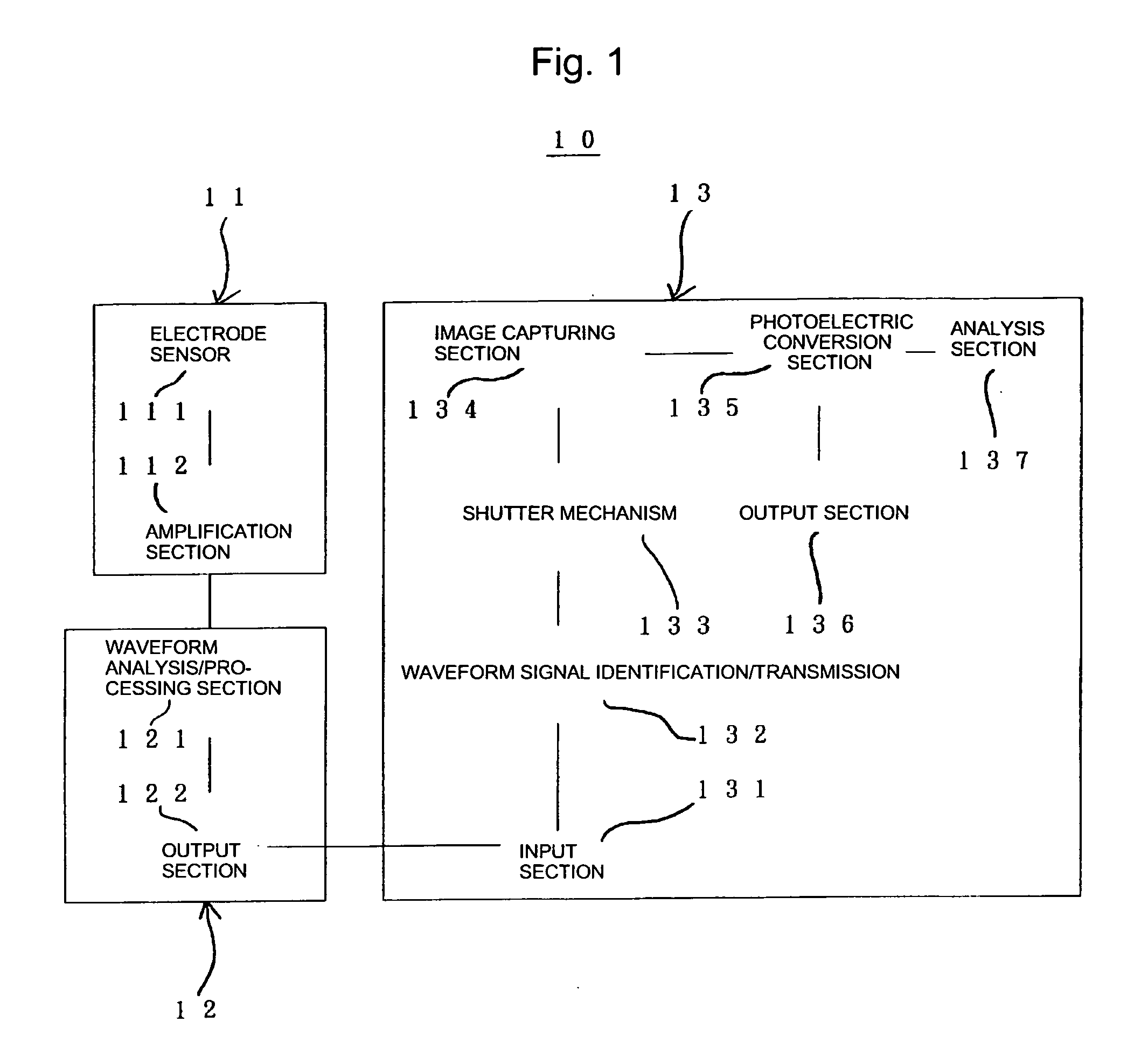 Pulse wave transmission detection system