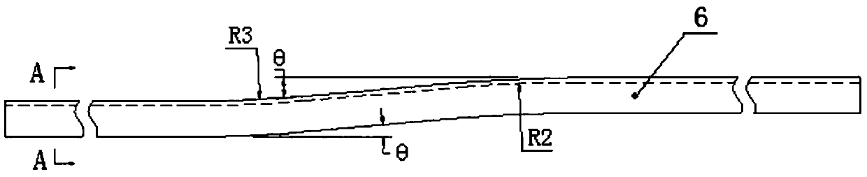 Cold stamping process of heavy-duty off-road vehicle frame reinforcing plate