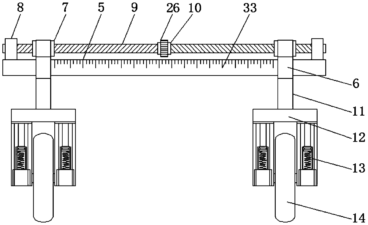 Pulling rack for agricultural sowing