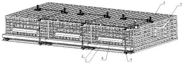 Broiler chicken rearing device