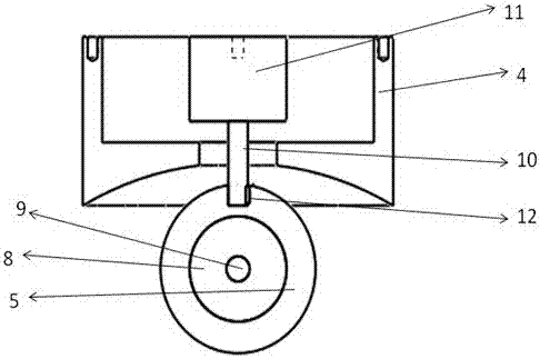 A sucker device for wall-climbing robots adapted to complex surfaces