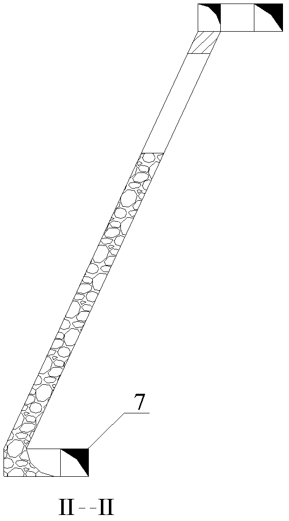 Medium-length hole mining method in multiple blasting free faces of high dipping thin veins