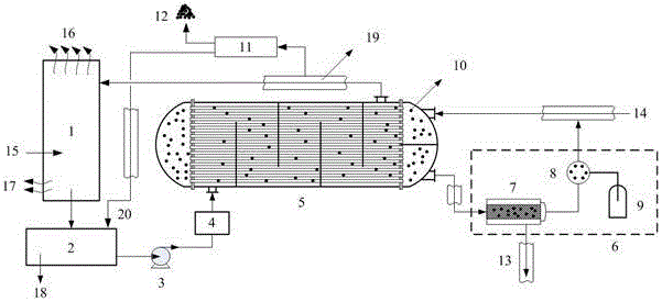 Comprehensive treatment apparatus and method for non-dosage form circulating cooling water