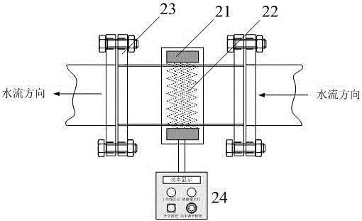 Comprehensive treatment apparatus and method for non-dosage form circulating cooling water