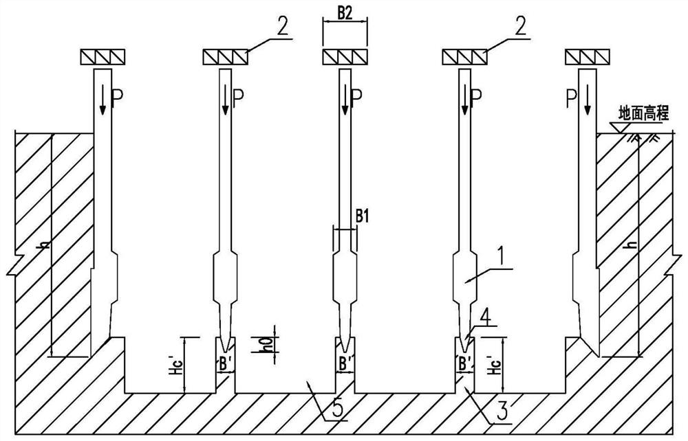 A kind of sinking method of super large open caisson