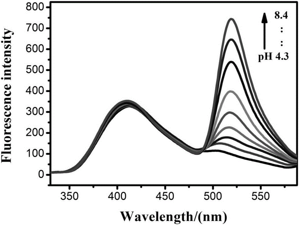 Application of PEI modified carbon dot-FITC compound as rate fluorescent pH probe and Cu2+ fluorescent probe